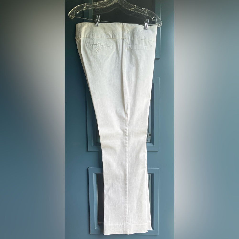 The Limited White Chinos Straight-Leg Pants